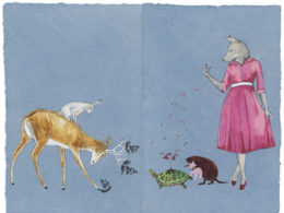 Julie Buffalohead’s art gives no answers to the viewer