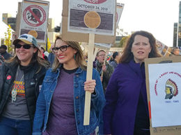 Not Your Mascot protests Washington DC team’s racist name