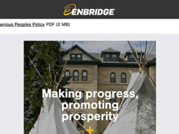 Taking off the Gloves- Enbridge and their Aboriginal People’s Policy