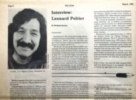 Leonard Peltier, March 1985