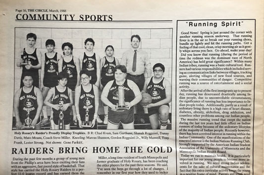 Holy Rosary Raiders, March 1988