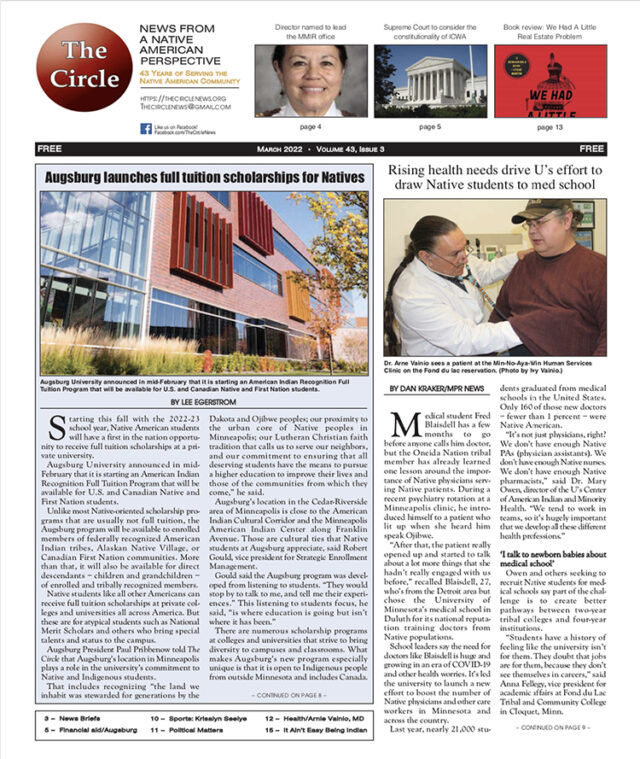 The Circle News From A Native American Perspective