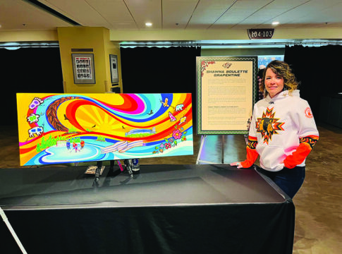 Indigenous mural debuted at MN Wild hockey game